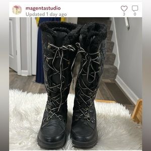 Aldo waterproof boots size 8